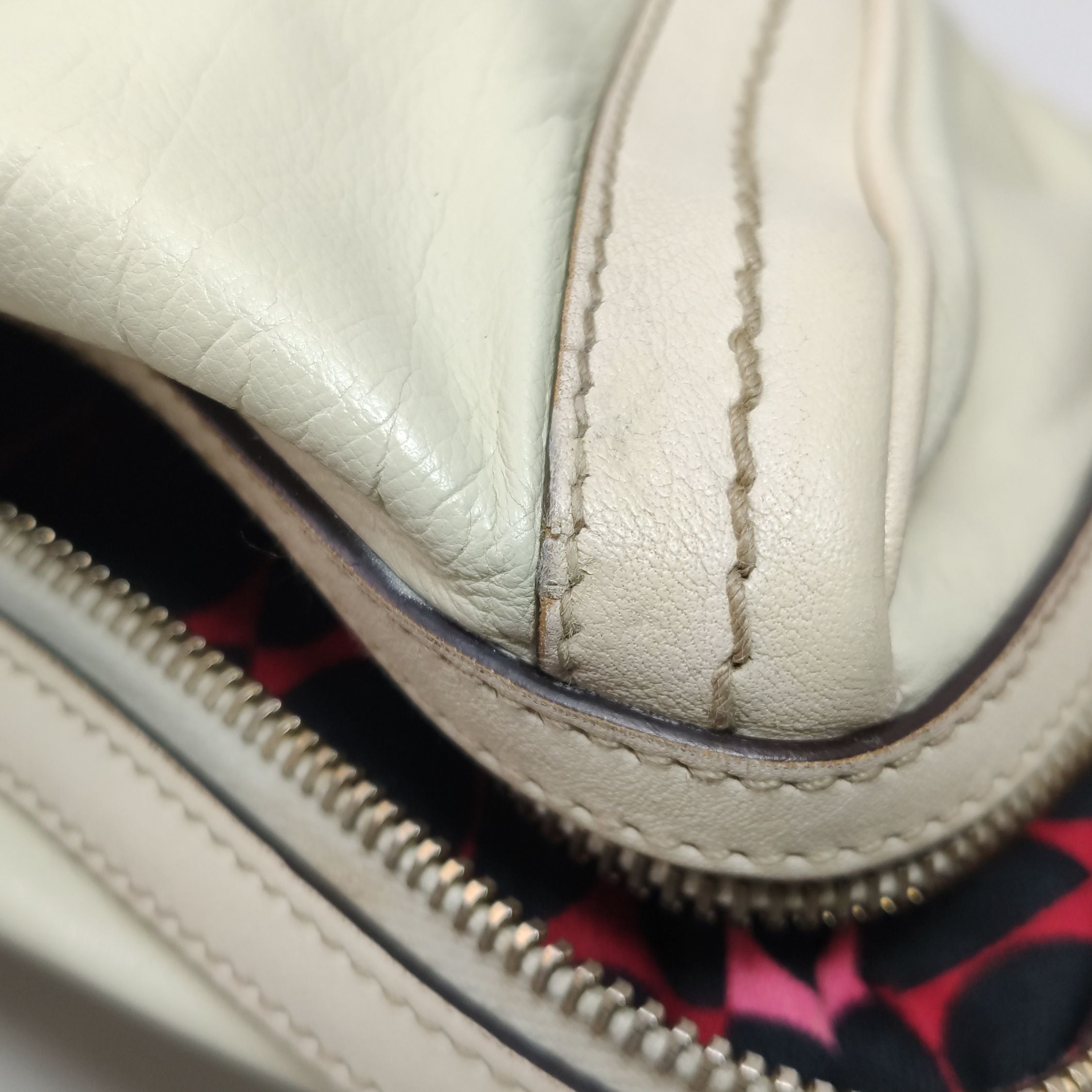 Gucci Duchessa Leather Bow Accent Monogram Shoulder Bag 047852900031