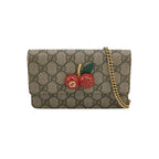 Gucci Mini GG Canvas Cherry Crossbody Bag 047852800327