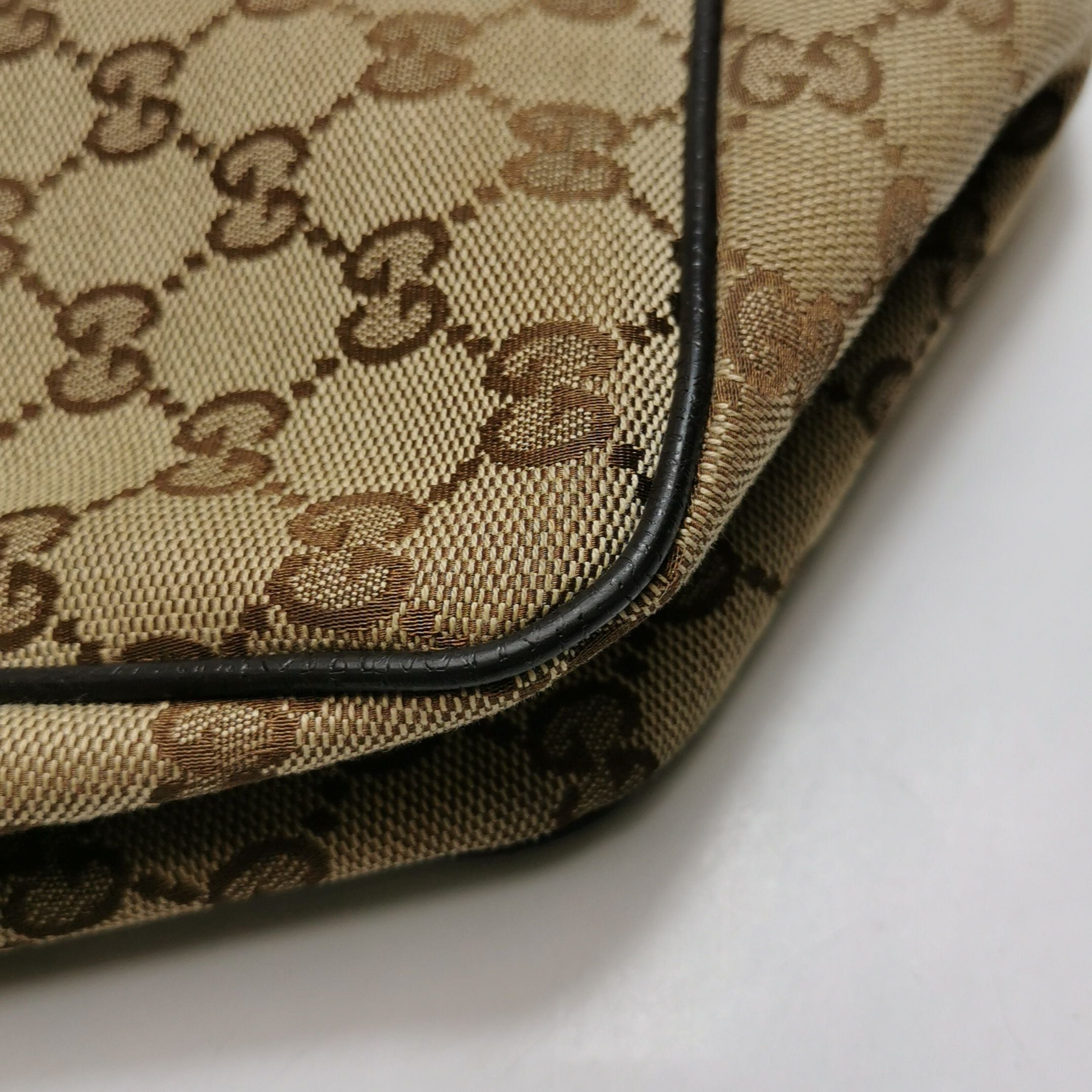 Gucci GG Canvas and Leather Flap Crossbody Bag 250427781168262