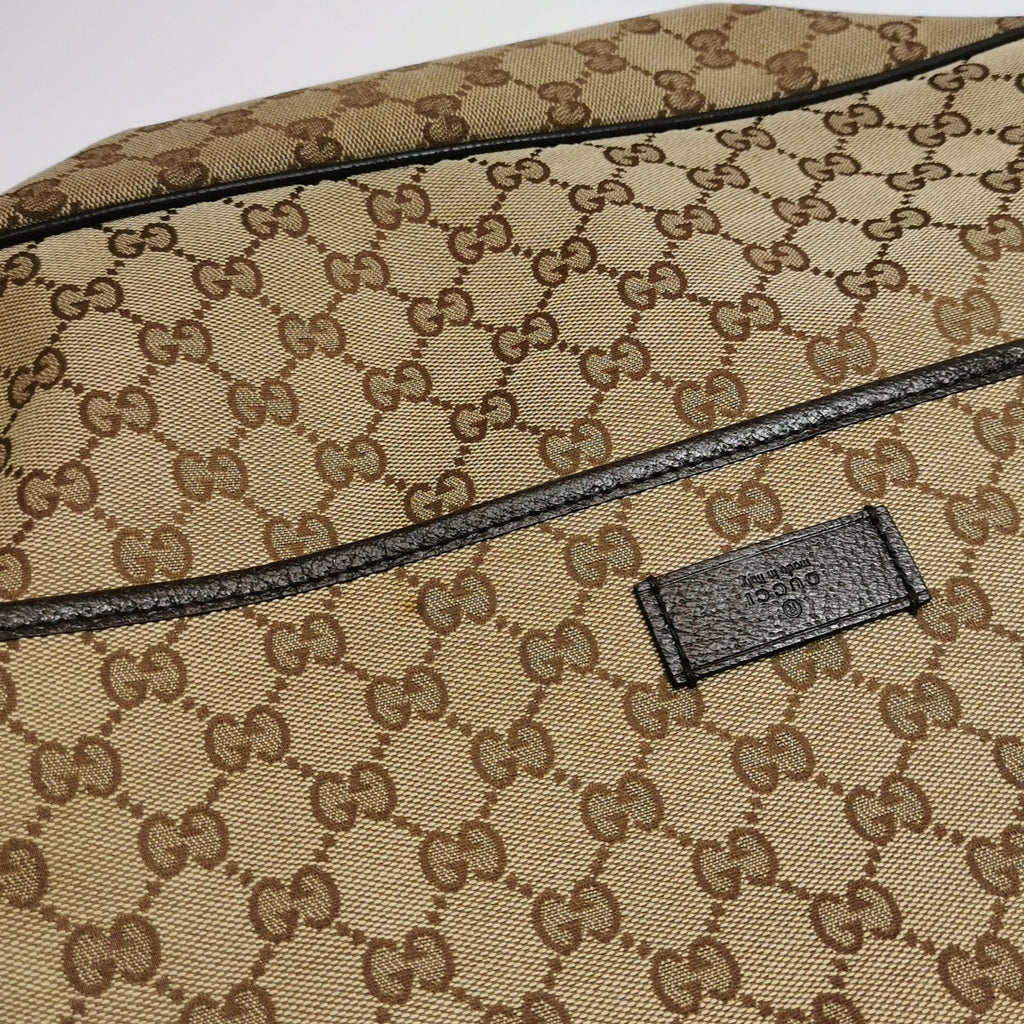 Gucci GG Canvas and Leather Flap Crossbody Bag 250427781168262