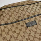 Gucci GG Canvas and Leather Flap Crossbody Bag 250427781168262