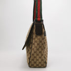 Gucci GG Canvas and Leather Flap Crossbody Bag 250427781168262