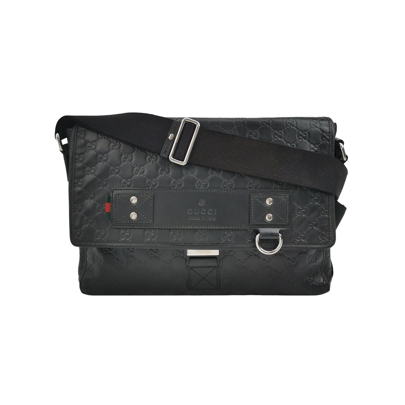 Gucci Calfskin Embossed Monogram Logo Shoulder Bag 250426781166759