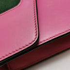 Gucci Sylvie Mini Leather and Canvas Shoulder Bag 250428781169065