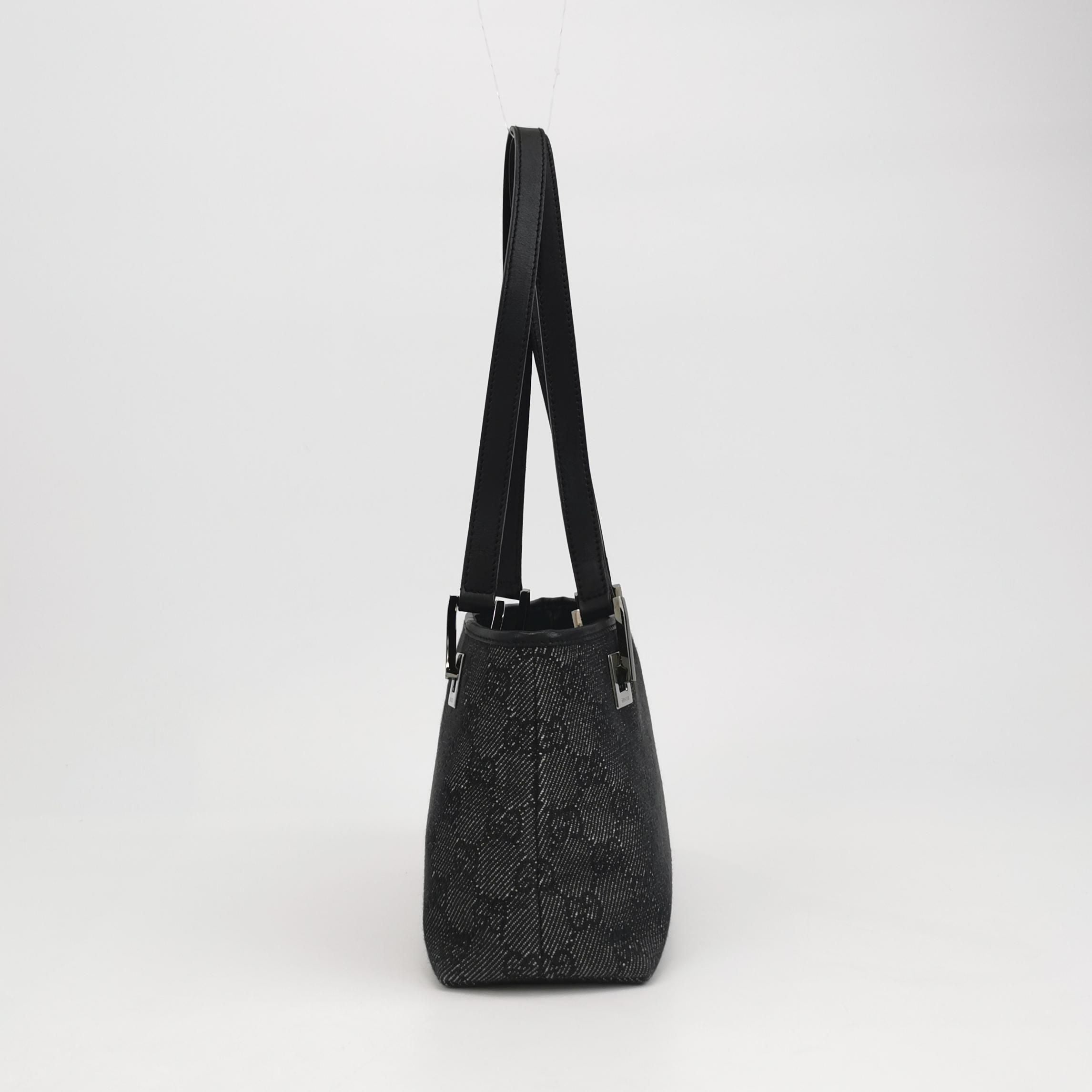 Gucci GG Canvas and Leather Shoulder Bag 250426781166061
