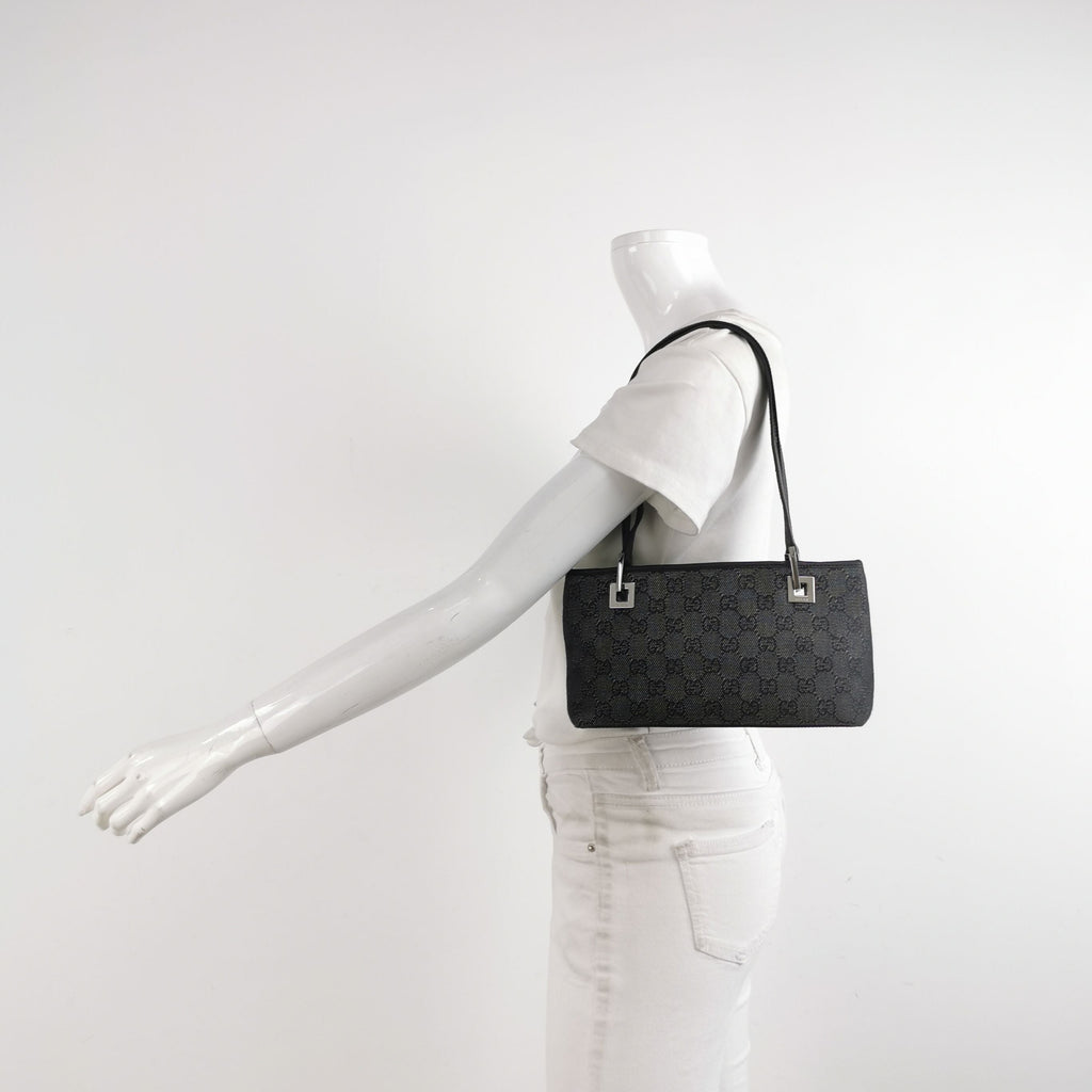 Gucci GG Canvas and Leather Shoulder Bag 250426781166061