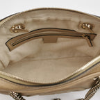 Gucci Soho Leather Tassel-Embellished GG Boston Shoulder Bag 250427781168435