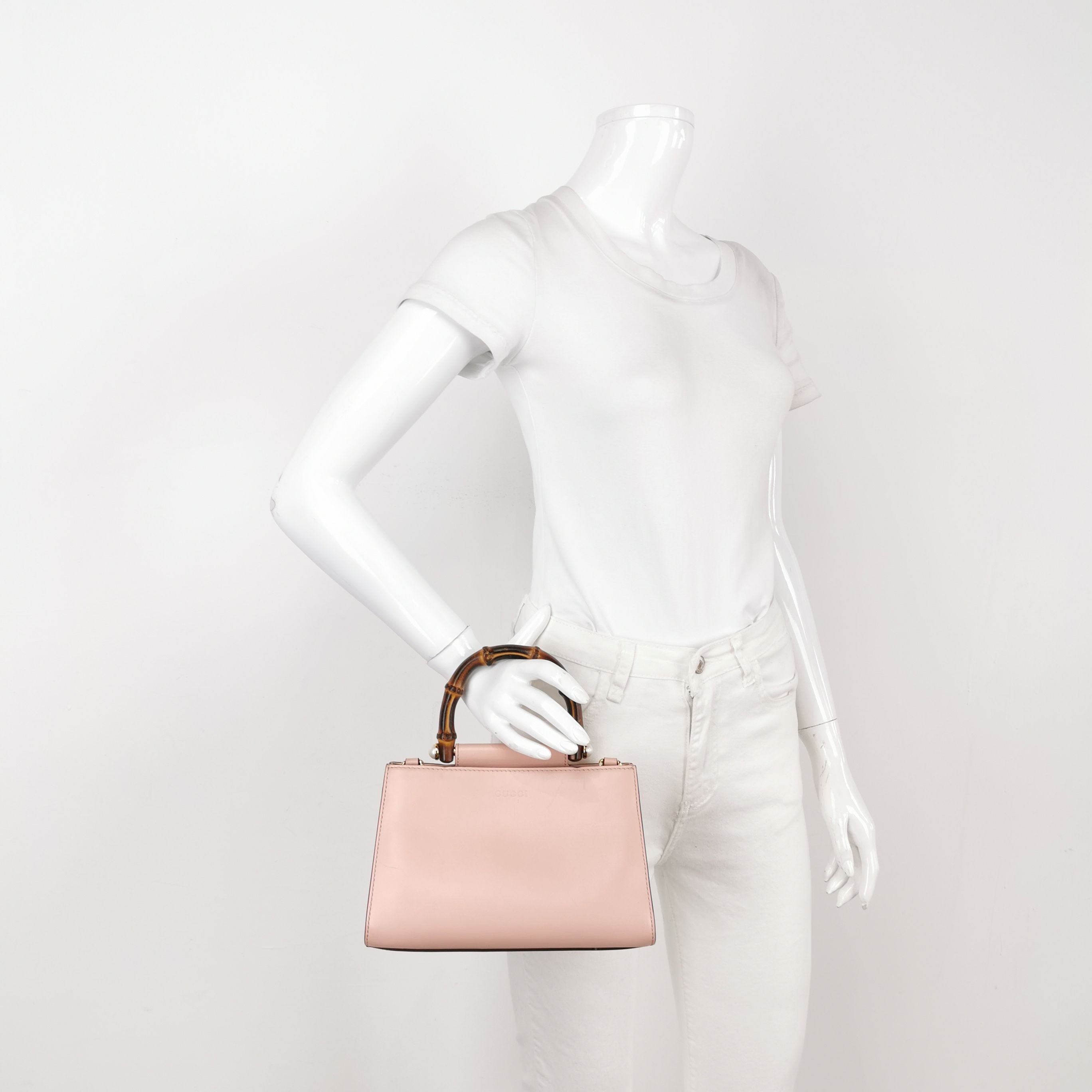 Gucci Nymphaea Bamboo Top Handle Bag 250424781163237