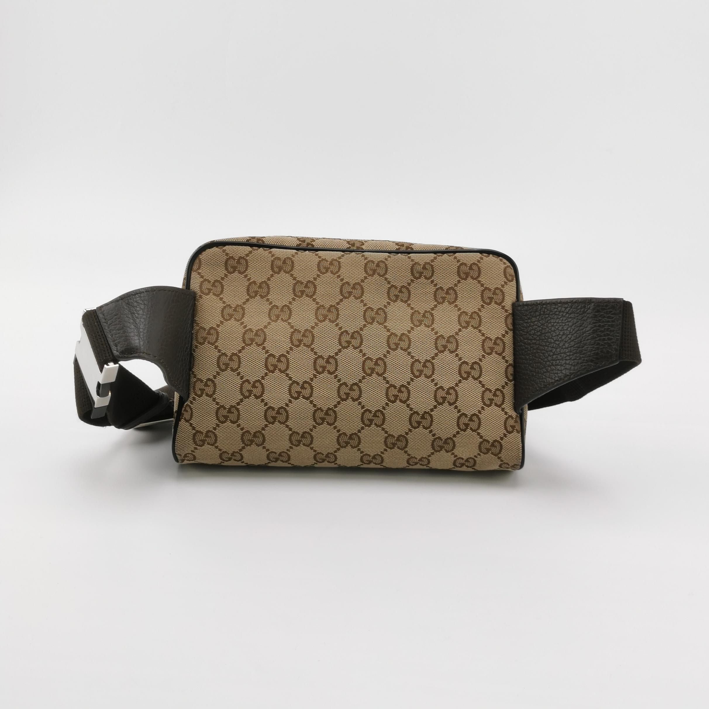 Gucci GG Canvas and Leather Waist Bag 250424781163390