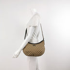 Gucci GG Canvas and Leather Shoulder Bag 250425781164948