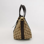 Gucci Leather and Canvas GG Monogram Bamboo Tassel Shoulder Bag 250422781160516