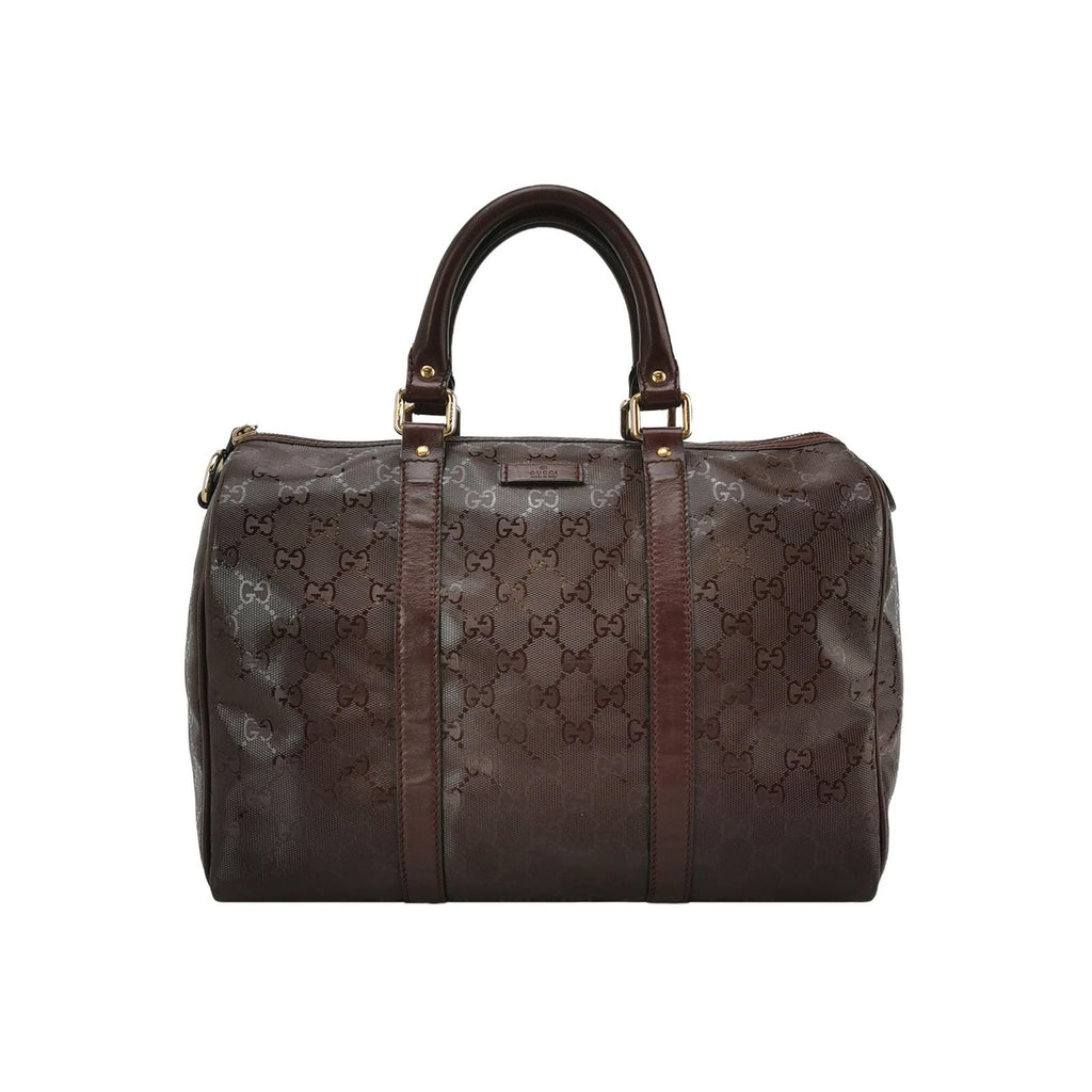 Gucci Leather Monogram Logo Zip Top Handle Bag 250419781155095