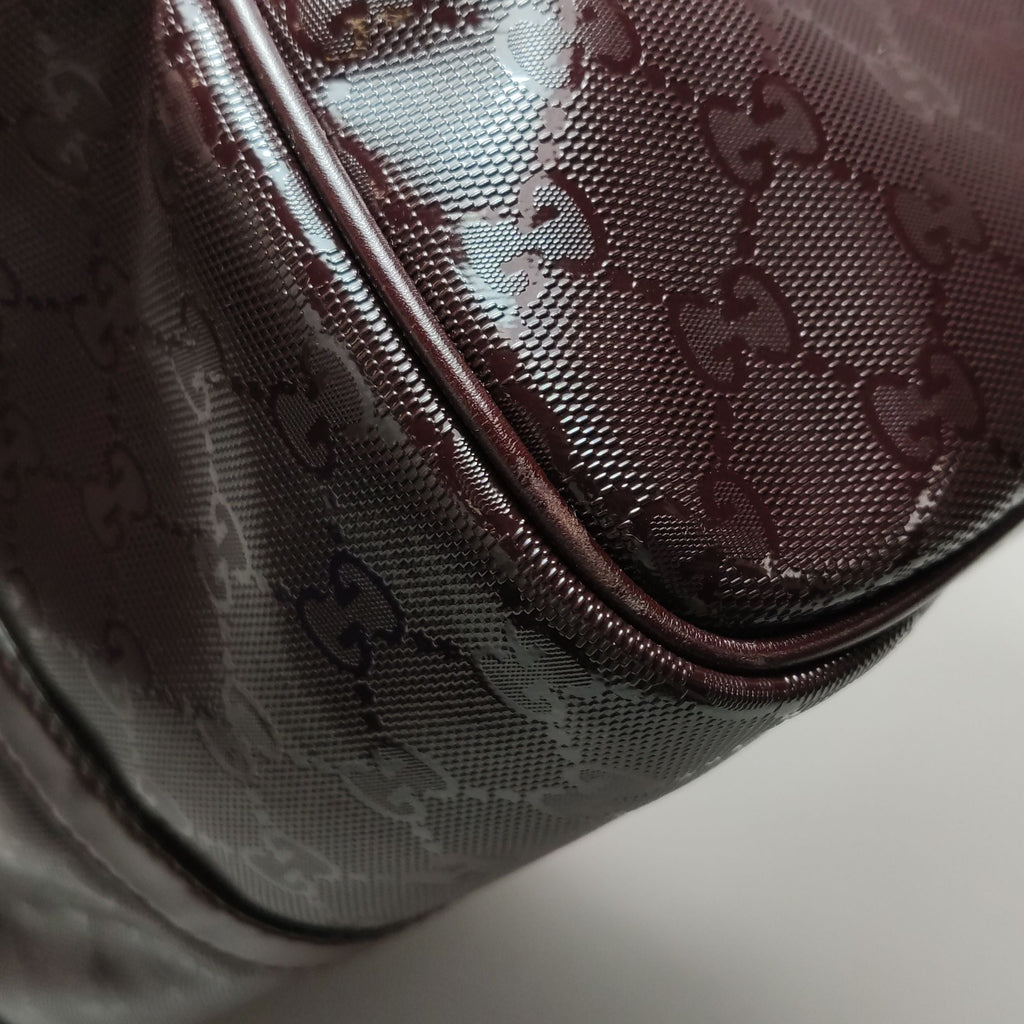 Gucci Leather Monogram Logo Zip Top Handle Bag 250419781155095