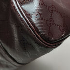 Gucci Leather Monogram Logo Zip Top Handle Bag 250419781155095