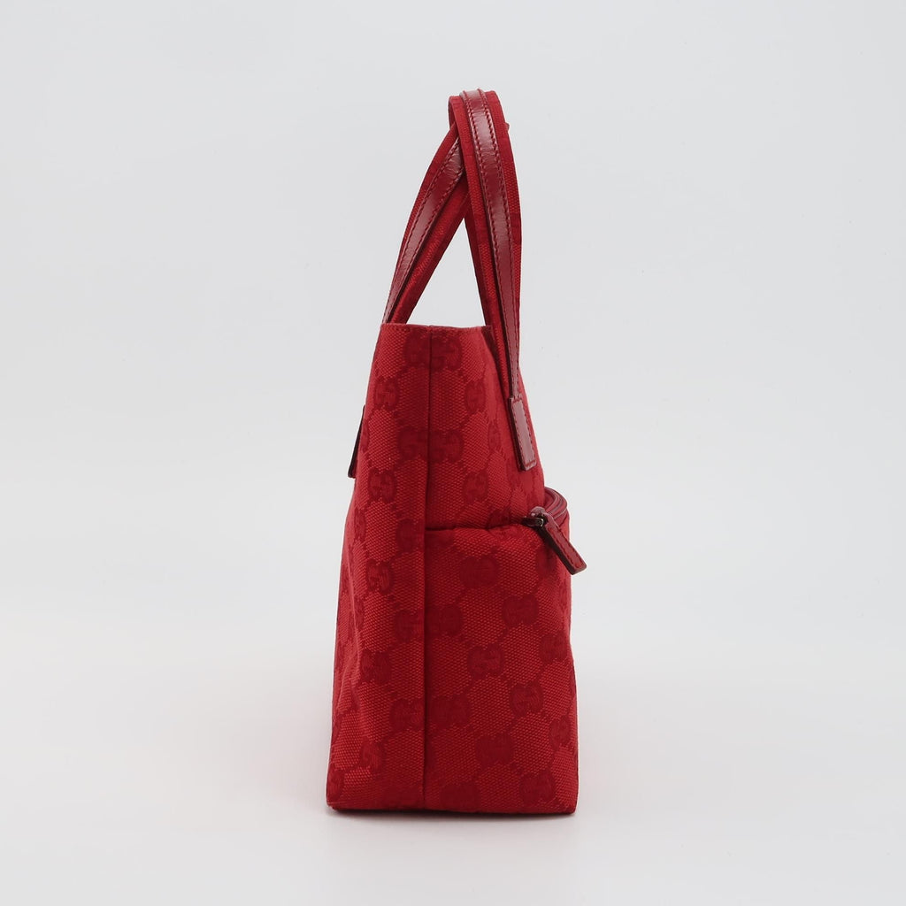 Gucci GG Canvas Zip Top Handle Bag 250420781156711