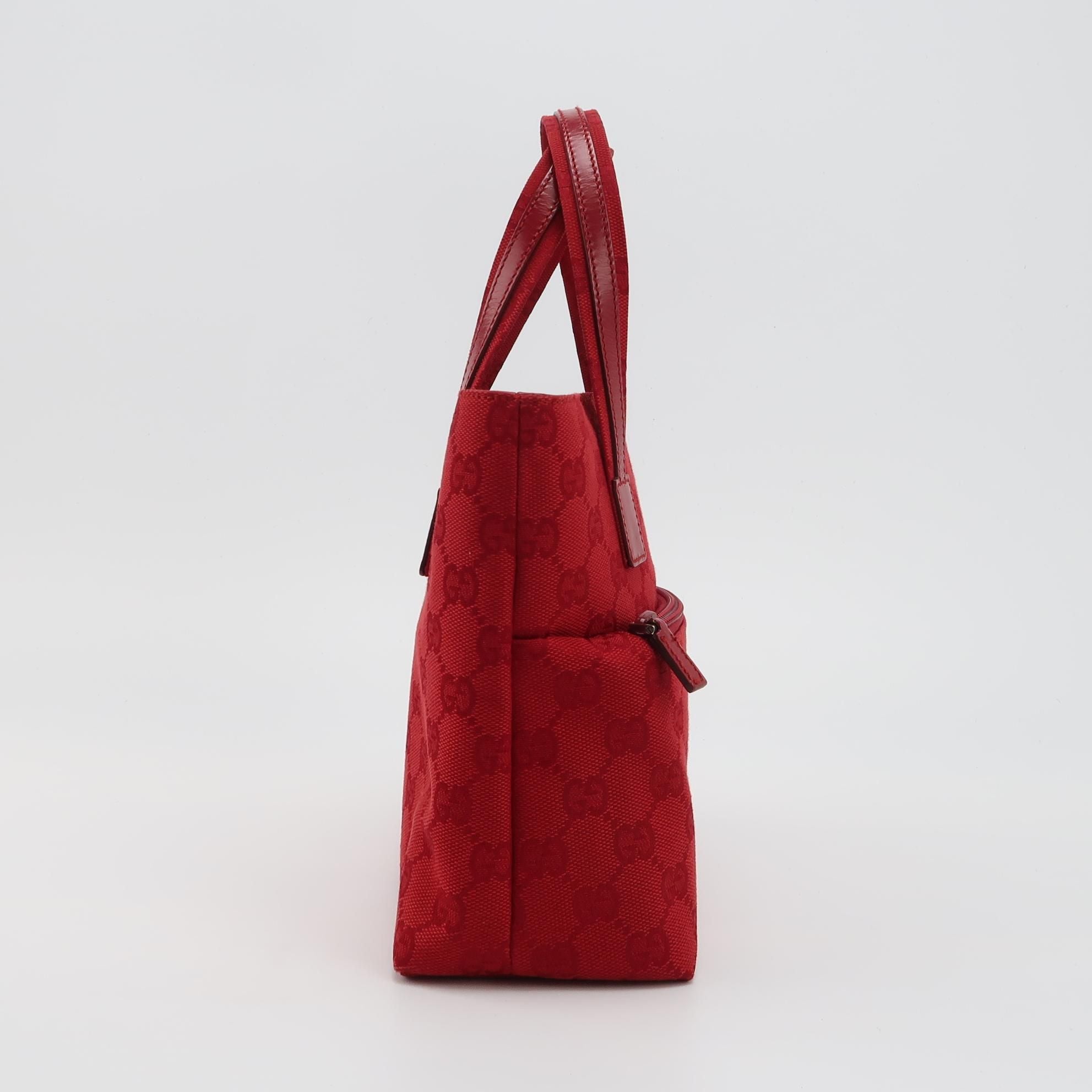 Gucci GG Canvas Zip Top Handle Bag 250420781156711