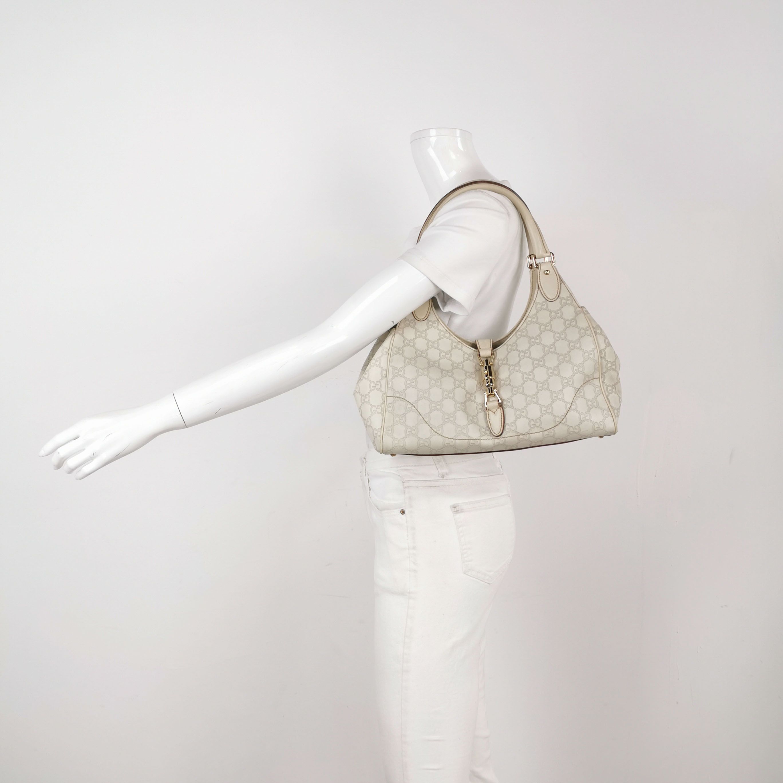 Gucci Jackie GG Monogram Shoulder Bag 250421781158671