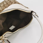Gucci Abbey D-Ring Leather Canvas GG Monogram Shoulder Bag 250423781162083