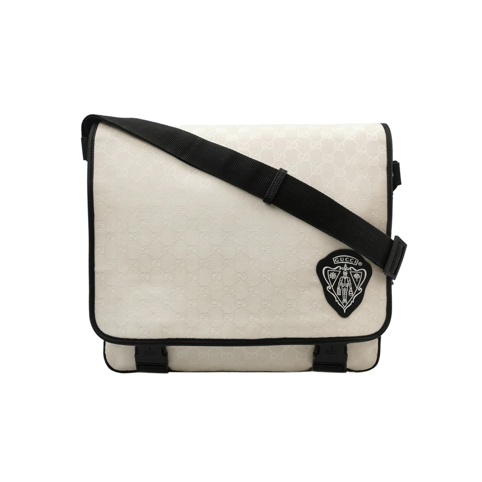 Gucci GG Canvas and Leather Shoulder Bag 250422781159904