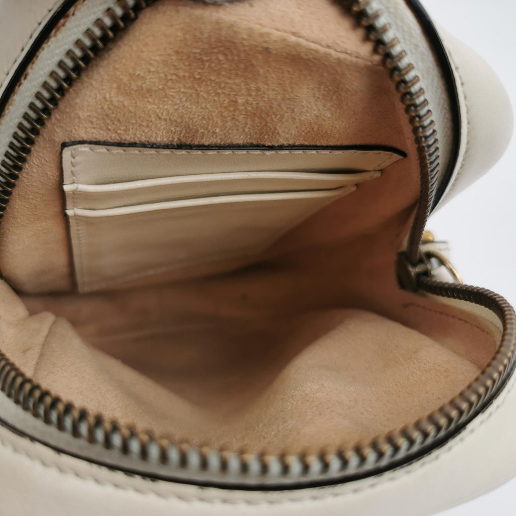 Gucci GG Marmont Mini Leather Solid V-Pattern Quilted Double G Logo Crossbody Shoulder Bag 250418781153764