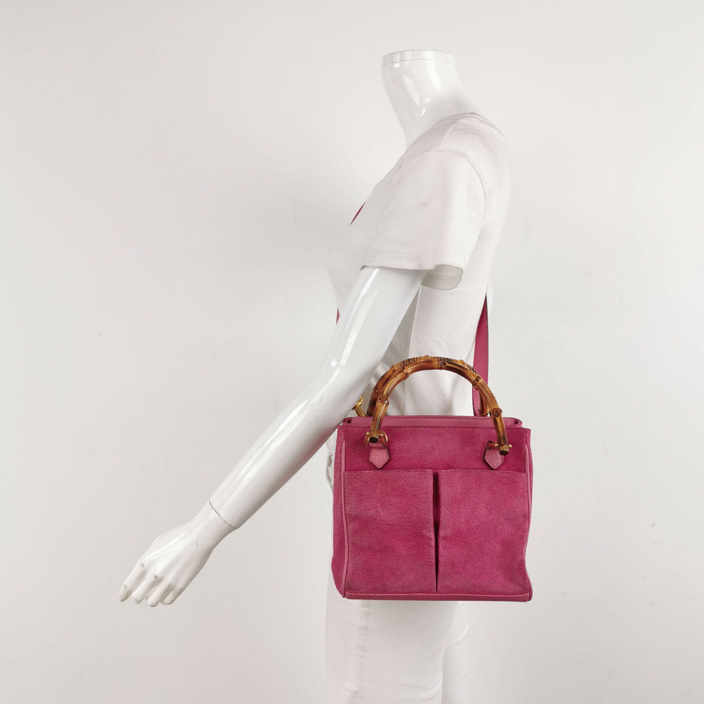 Gucci Bamboo Handle Crossbody Shoulder Bag 250422781159831