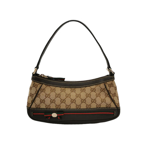 Gucci GG Canvas and Leather Shoulder Bag 250418781154166