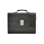 Gucci Leather Solid Letter Logo Lock Top Handle Bag 250422781160097