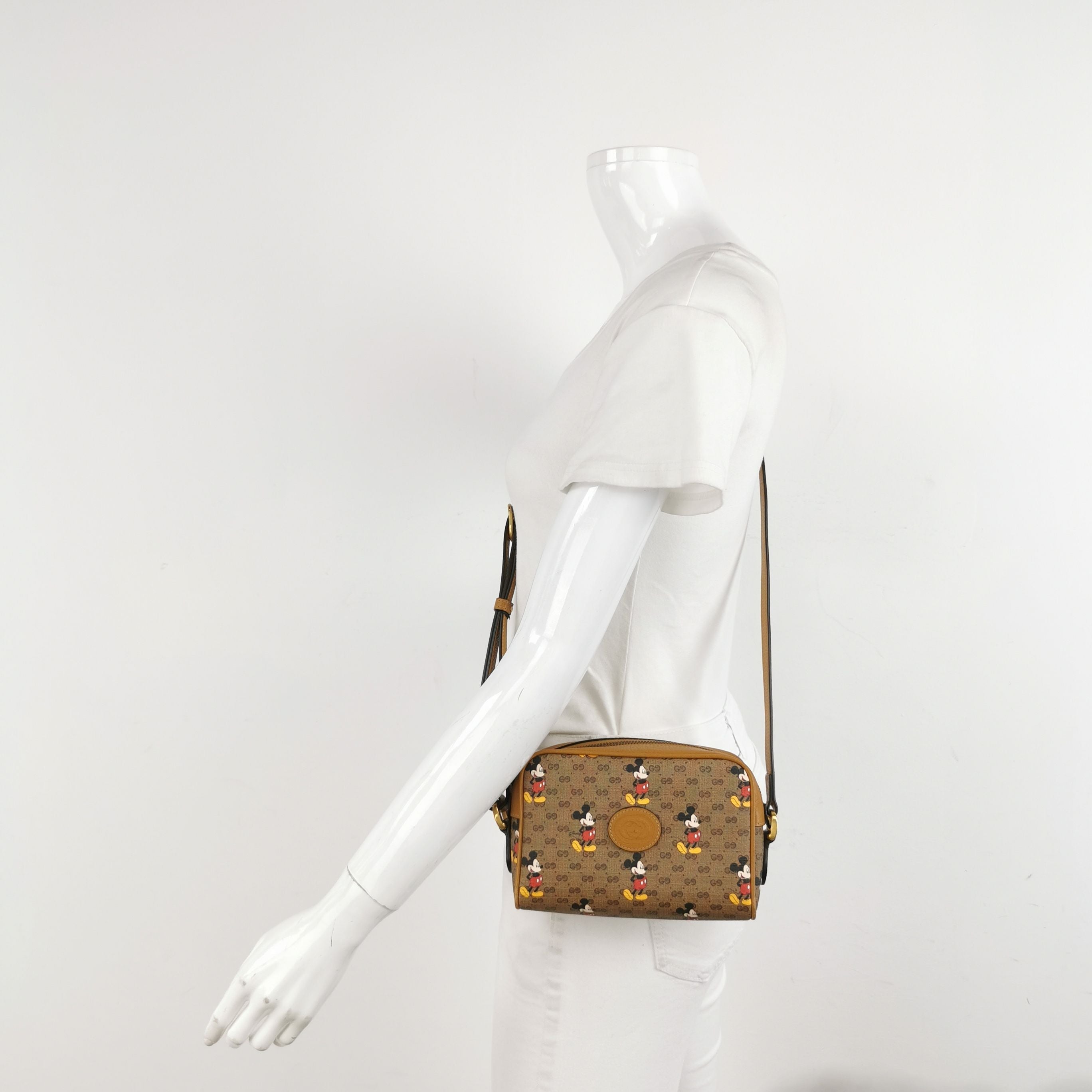 Gucci Disney Collaboration GG Canvas Crossbody Bag 250419781155967