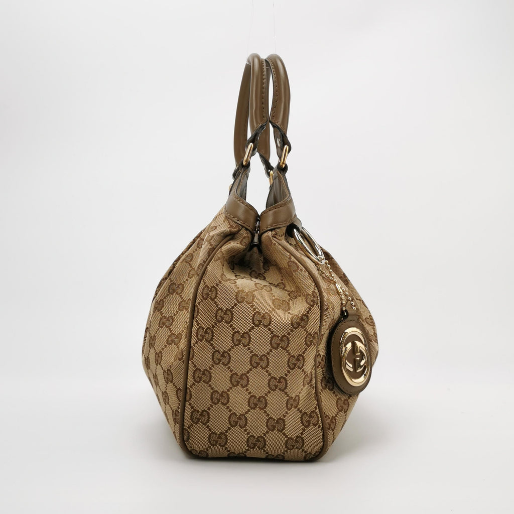 Gucci Sukey Leather GG Monogram Shoulder Bag 250422781160511