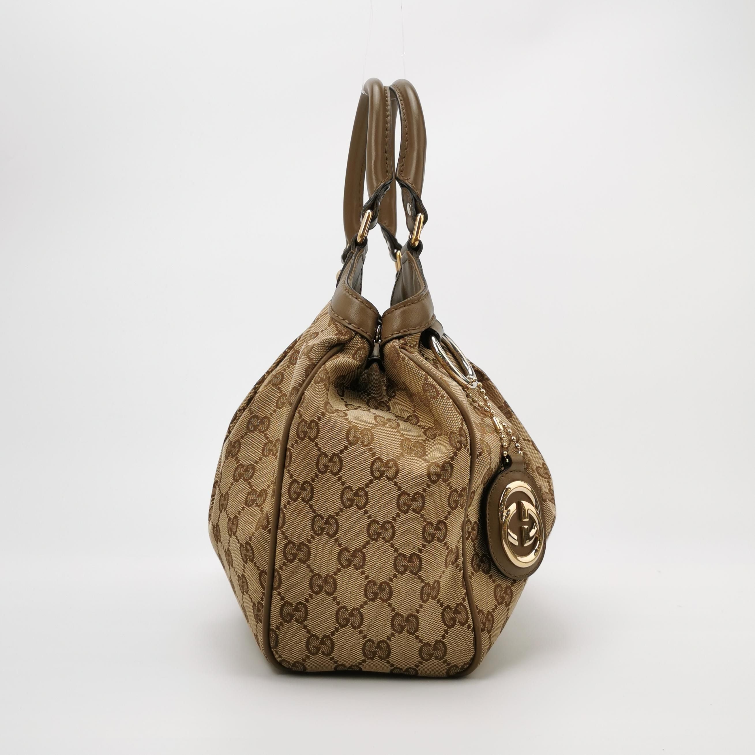 Gucci Sukey Leather GG Monogram Shoulder Bag 250422781160511