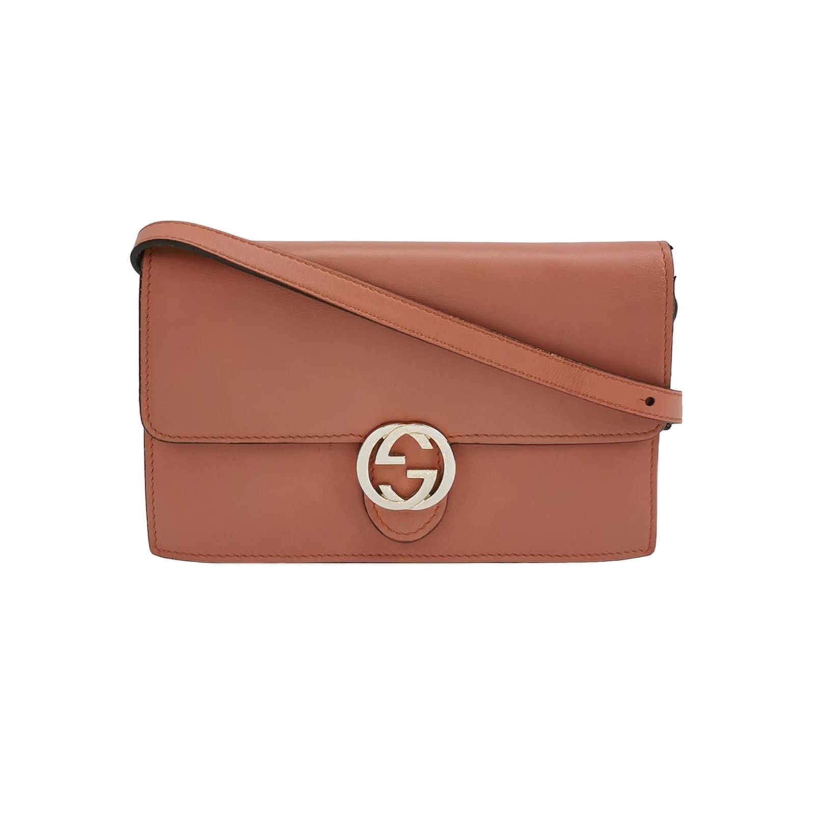 Gucci Interlocking G Leather Crossbody Bag 250420781156979