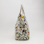 Gucci Leather and Canvas Floral Pattern Tote Bag 250419781156000