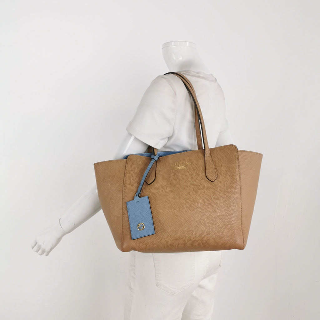 Gucci Swing Leather Logo Shoulder Bag 250420781157771