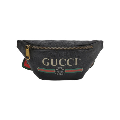 Gucci Print Leather Waist Bag Chest Bag 250420781156381