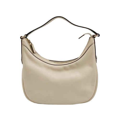 Gucci Leather Solid Zip Shoulder Bag 250420781157474