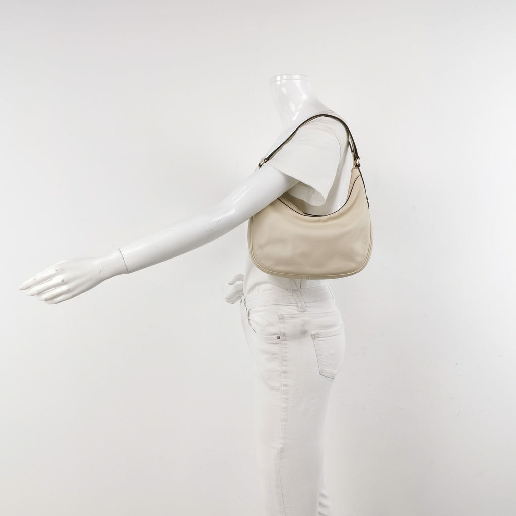 Gucci Leather Solid Zip Shoulder Bag 250420781157474