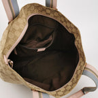 Gucci GG Canvas and Leather Shoulder Bag 250415781148961