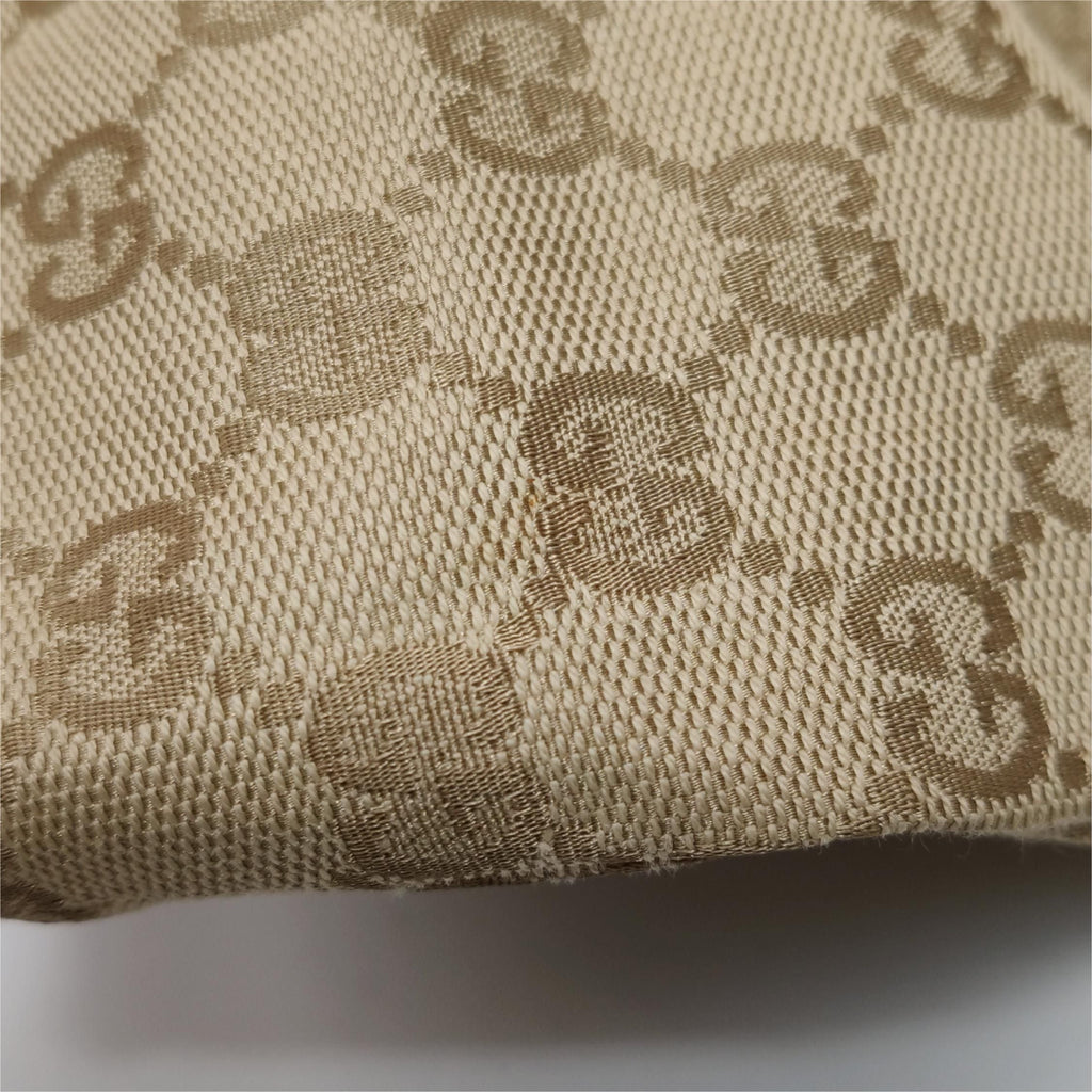 Gucci GG Canvas and Leather Shoulder Bag 250415781148961