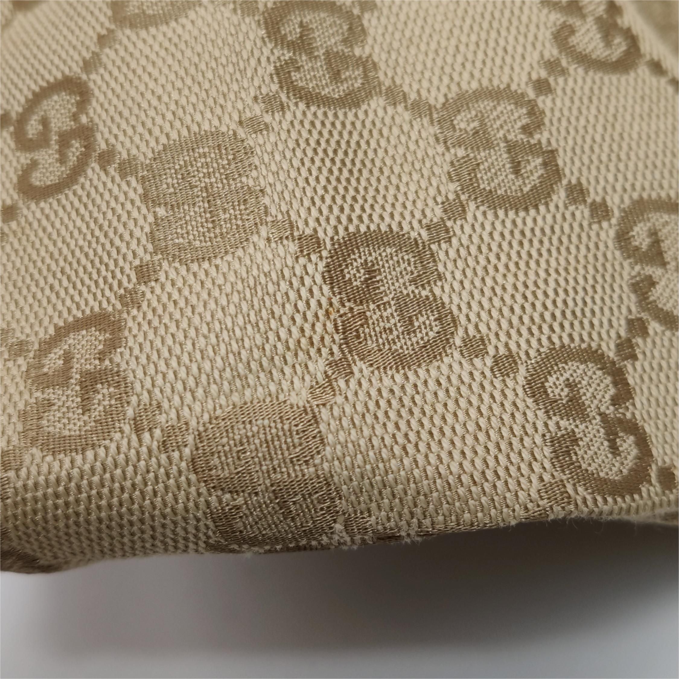 Gucci GG Canvas and Leather Shoulder Bag 250415781148961