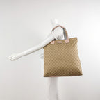 Gucci GG Canvas and Leather Shoulder Bag 250415781148961