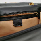 Gucci Queen Margaret Queen Bag Leather Solid Pearl Bee Crossbody Shoulder Bag 250419781155040