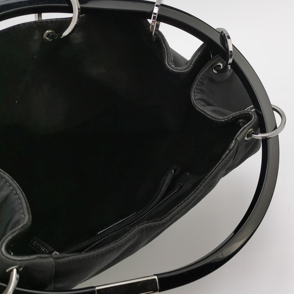 Gucci Leather Nylon Solid Logo Shoulder Bag 250417781152454