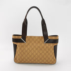 Gucci GG Canvas and Leather Vintage Shoulder Bag 047852100182