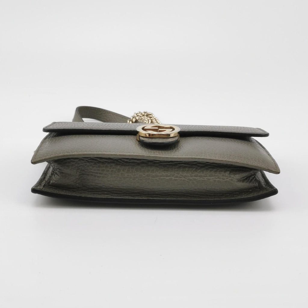 Gucci Interlocking G Leather Crossbody Shoulder Bag 250417781153305