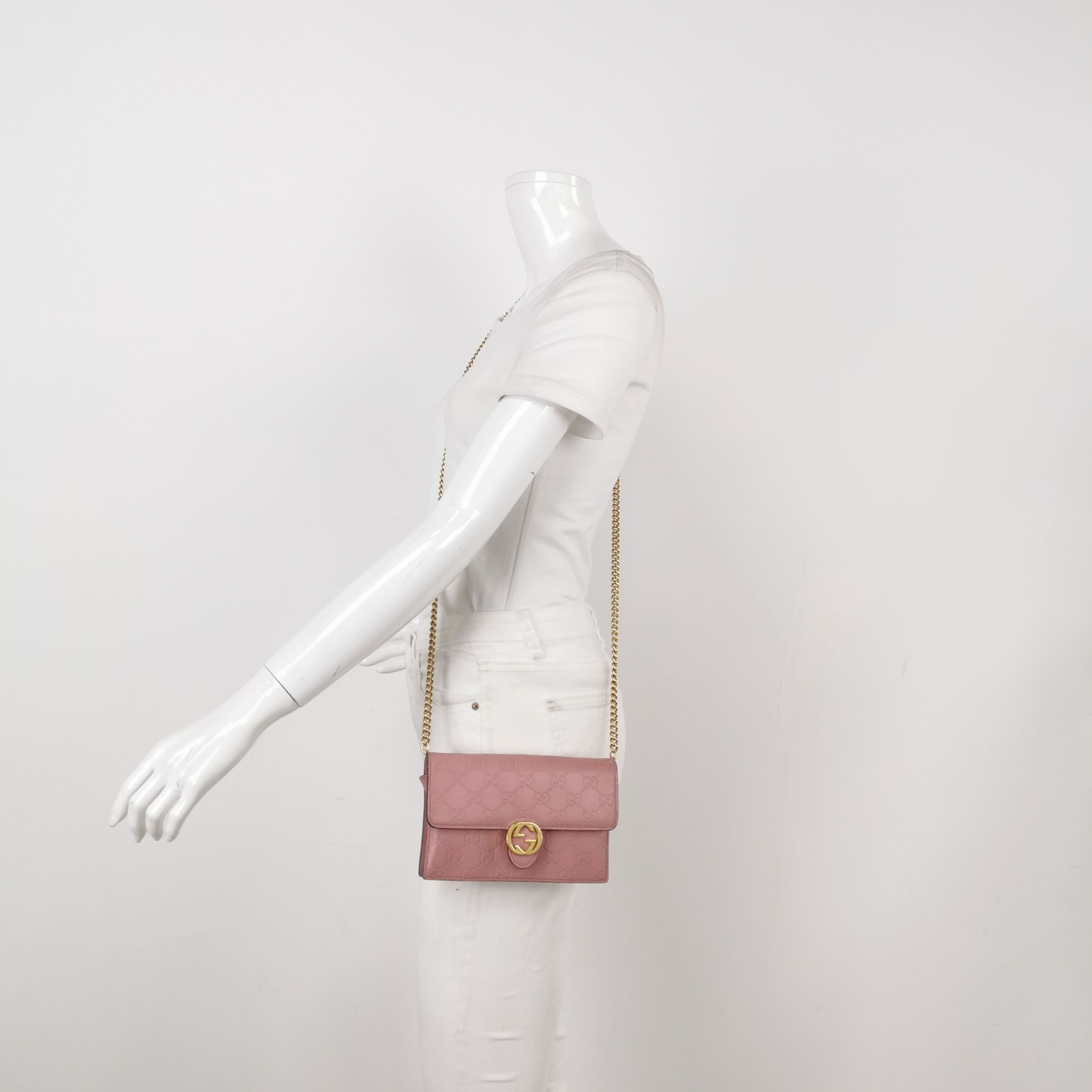 Gucci Interlocking G Leather Shoulder Bag 250416781150454