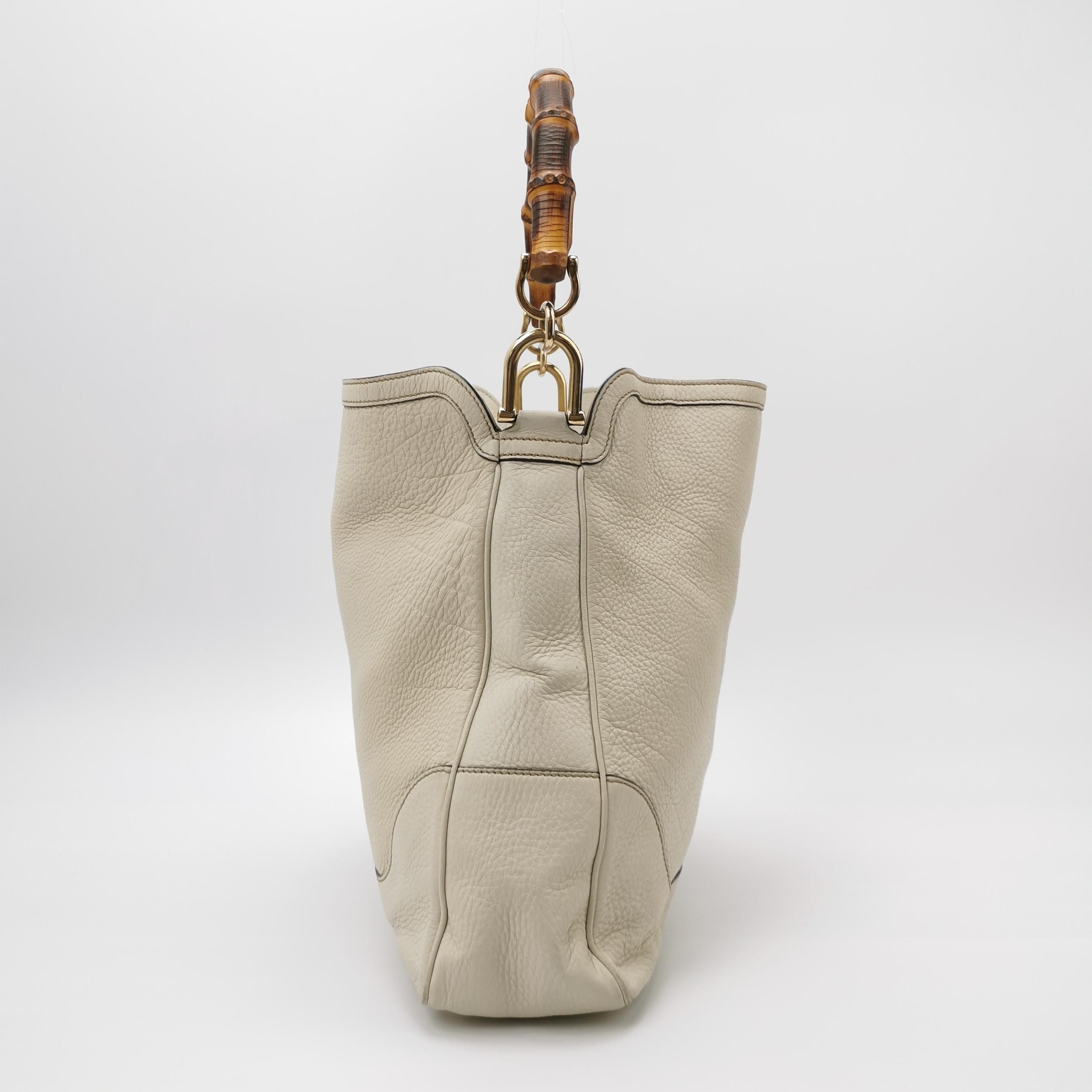 Gucci Miss Bamboo Leather Shoulder Bag 250417781153327