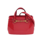 Gucci Bright Bit Small Patent Leather Solid Crossbody Bag 250415781150142