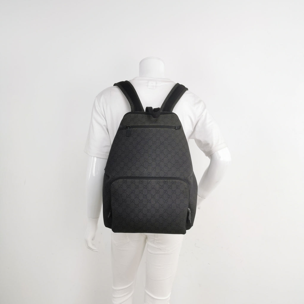 Gucci GG Canvas and Leather Backpack 250416781150997