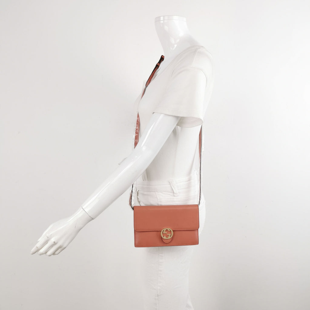 Gucci Interlocking G Leather Crossbody Bag 047851600406