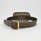 Gucci Ophidia Small Leather Canvas GG Waist Bag Chest Bag 250412781144895